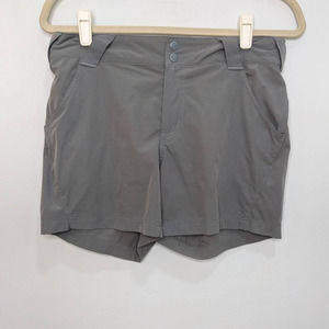 Columbia Shorts Womens Medium 8 PFG Gray Outdoor Fishing Boating